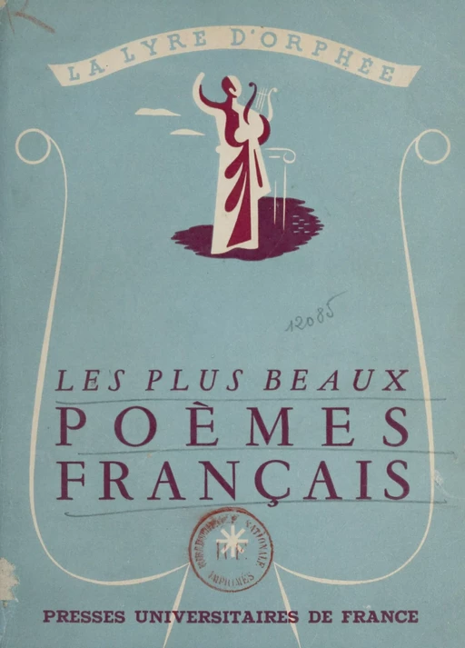 Les plus beaux poèmes français - René Lalou - Presses universitaires de France (réédition numérique FeniXX)