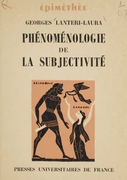 Phénoménologie de la subjectivité