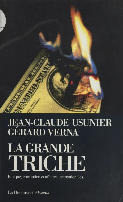 La grande triche - Jean-Claude Usunier, Gérard Verna - La Découverte (réédition numérique FeniXX)