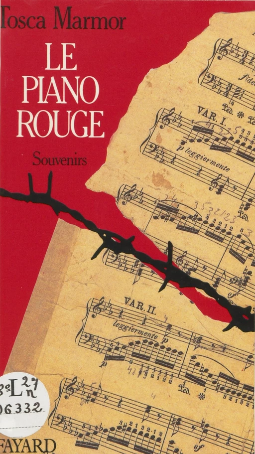 Le piano rouge - Tosca Marmor - Fayard (réédition numérique FeniXX)