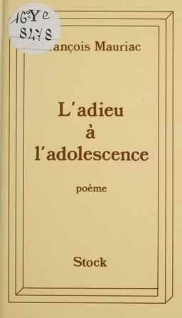 L'adieu à l'adolescence