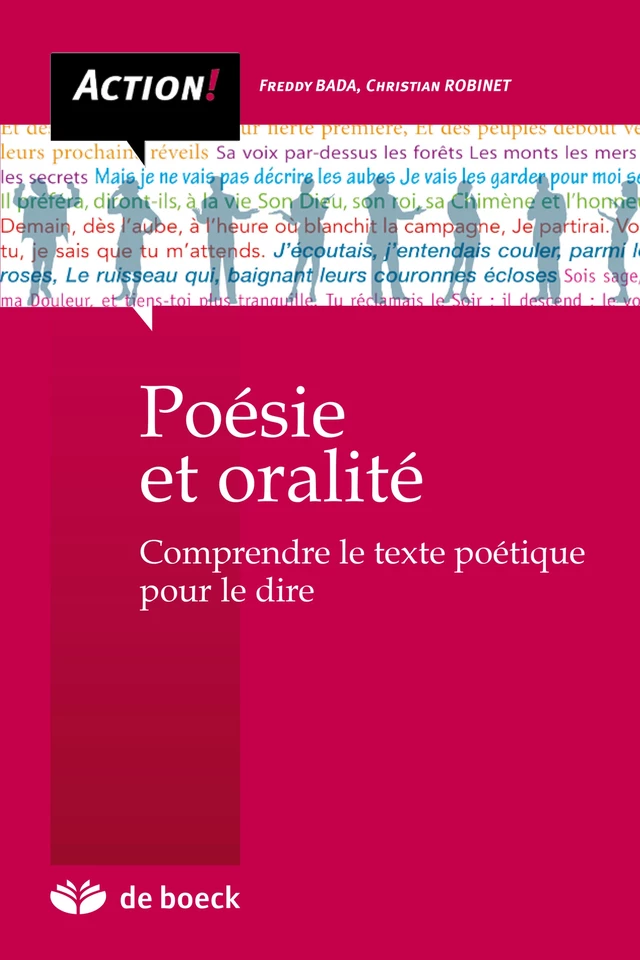 Poésie et oralité - Freddy Bada, Christian Robinet - De Boeck (Pédagogie et Formation)