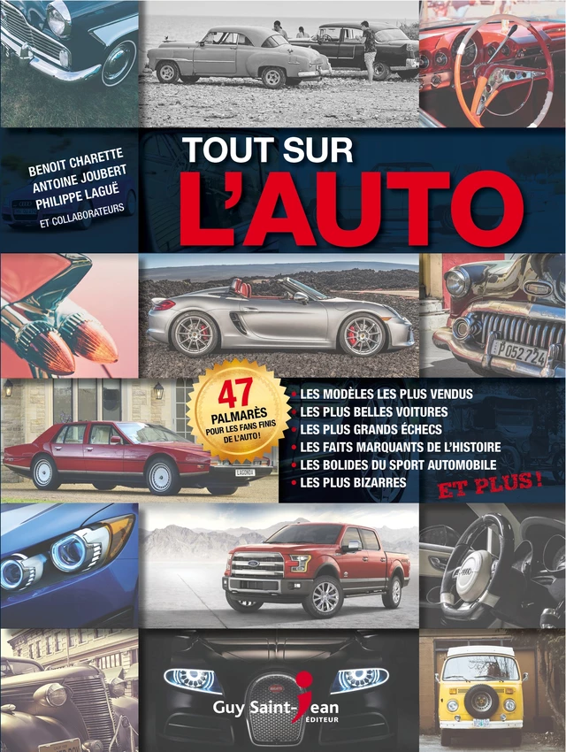 Tout sur l'auto - Benoit Charette - Guy Saint-Jean Editeur