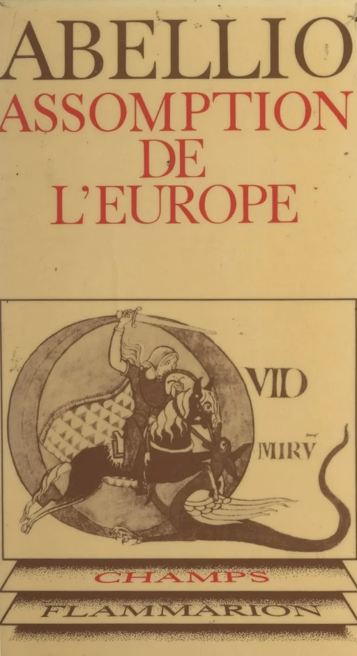 Assomption de l'Europe - Raymond Abellio - Flammarion (réédition numérique FeniXX)