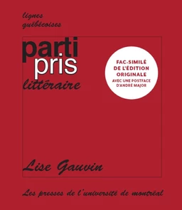 Parti pris littéraire