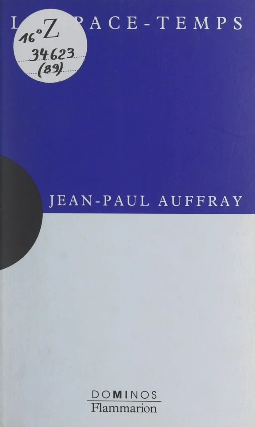 L'espace-temps - Jean-Paul Auffray - Flammarion (réédition numérique FeniXX)