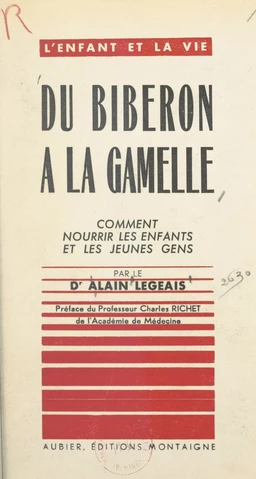 Du biberon à la gamelle