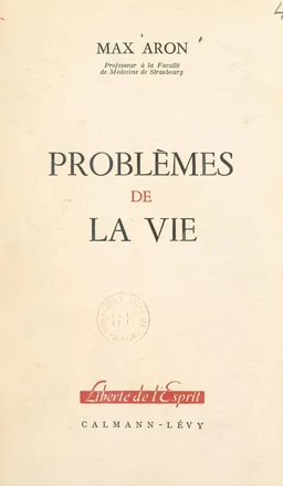 Problèmes de la vie