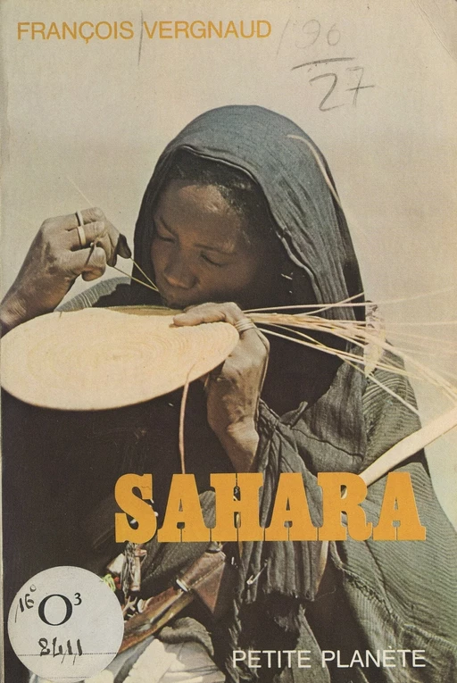 Sahara - François Vergnaud - Seuil (réédition numérique FeniXX) 