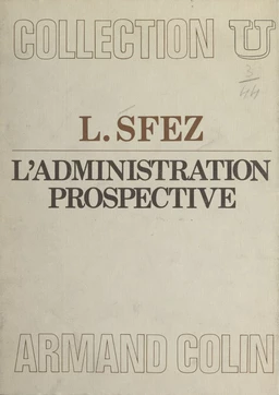 L'administration prospective