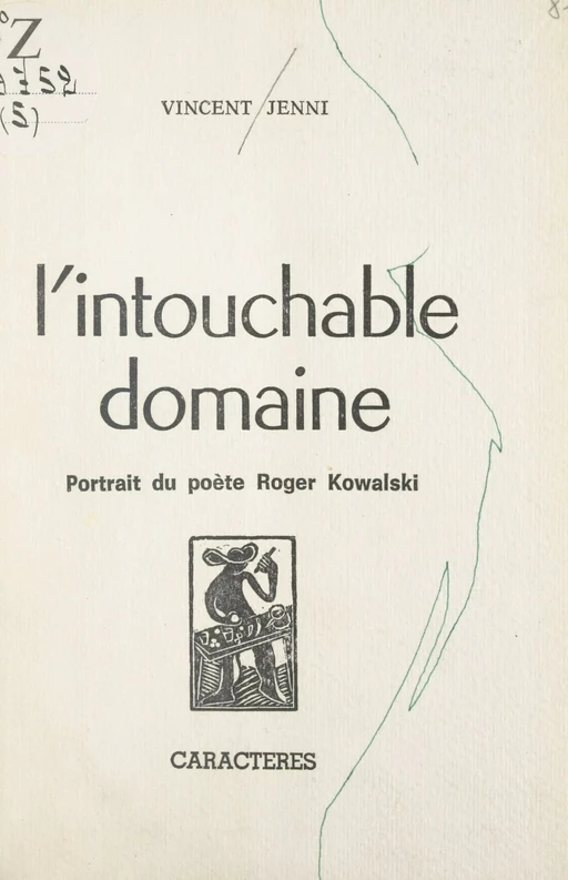 L'intouchable domaine - Vincent Jenni - Caractères (réédition numérique FeniXX)