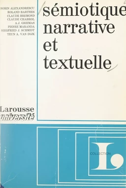 Sémiotique narrative et textuelle