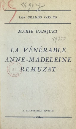 La vénérable Anne-Madeleine Remuzat