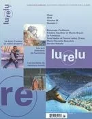 Lurelu. Vol. 38 No. 3, Hiver 2016