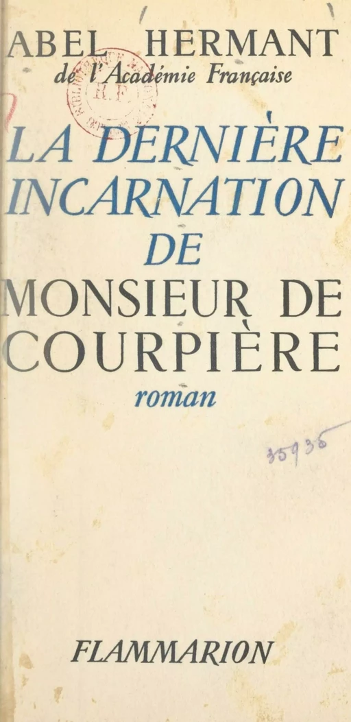 Mémoires pour servir à l'histoire de la société (5) - Abel Hermant - Flammarion (réédition numérique FeniXX)