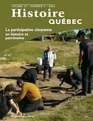 Histoire Québec. Vol. 27 No. 3,  2022