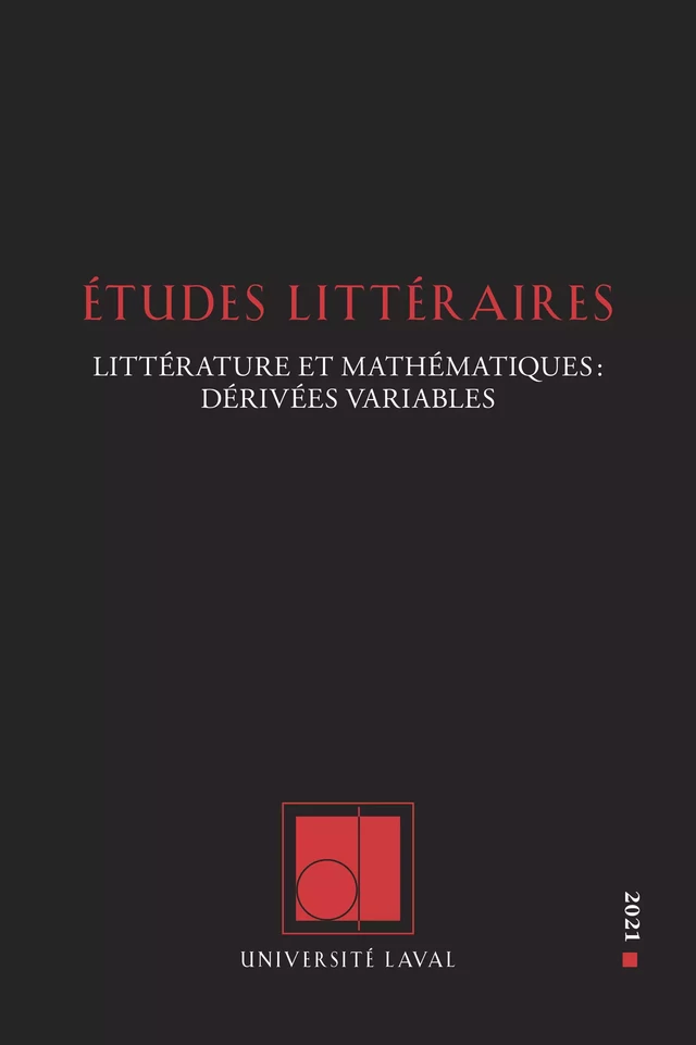 Études littéraires, vol.50, no 2 -  - Département des littératures de l’Université Laval