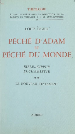 Péché d'Adam et péché du monde, Bible, Kippur, Eucharistie (2)