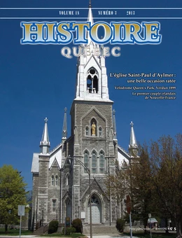 Histoire Québec. Vol. 18 No. 3,  2013