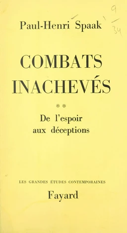 Combats inachevés (2)