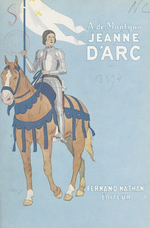 Jeanne d'Arc - Adhémar de Montgon - Nathan (réédition numérique FeniXX)