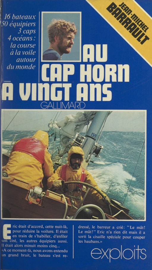 Au cap Horn à vingt ans - Jean-Michel Barrault - Gallimard (réédition numérique FeniXX)