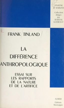 La différence anthropologique