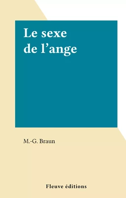 Le sexe de l'ange