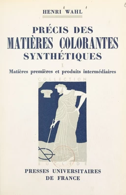 Précis des matières colorantes synthétiques (1)