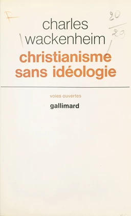 Christianisme sans idéologie