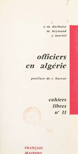 Officiers en Algérie