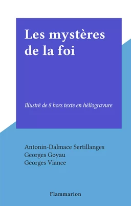 Les mystères de la foi