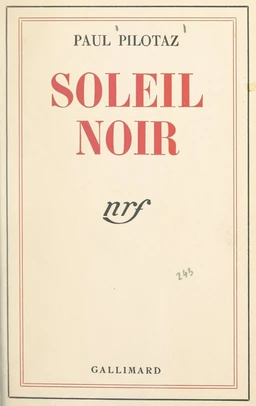 Soleil noir