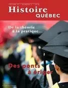 Histoire Québec. Vol. 22 No. 2,  2016 - Joan Sangster, Anne Castelas, Olivier Guimond, Pierre Rouxel, Vicky Lapointe, Vincent St-Pierre, Virginie Cogné, Samuel Rooke, Éric Roussin, Mathieu Lévesque-Dupéré, Jeannine Ouellet - Les Éditions Histoire Québec