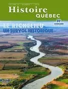 Histoire Québec. Vol. 22 No. 1,  2016