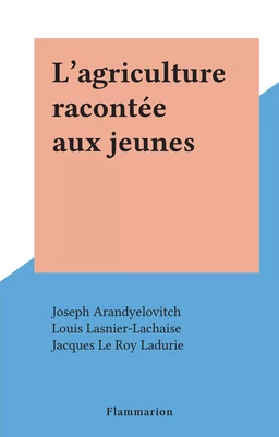 L'agriculture racontée aux jeunes