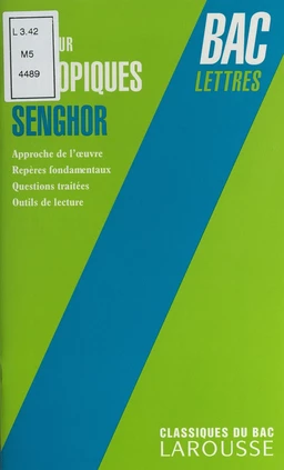 Étude sur "Éthiopiques" de Léopold Sédar Senghor