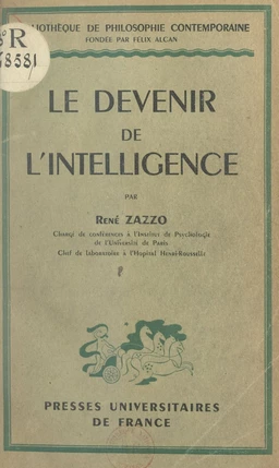 Le devenir de l'intelligence