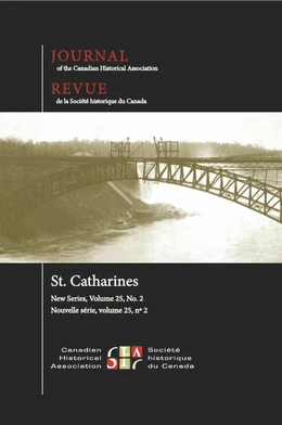 Journal of the Canadian Historical Association. Vol. 25 No. 2,  2014