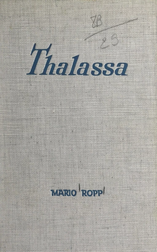 Thalassa - Mario Ropp - Fleuve éditions (réédition numérique FeniXX)