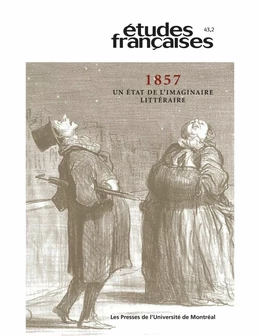 Études françaises. Volume 43, numéro 2, 2007