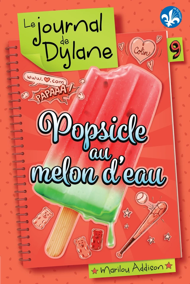 Popsicle au melon d'eau - Marilou Addison - Boomerang éditeur jeunesse