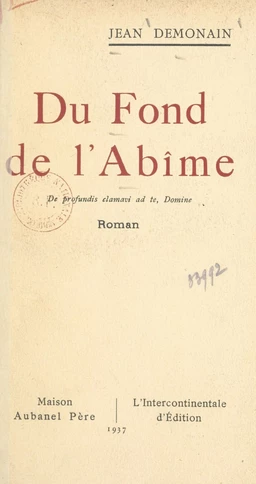 Du fond de l'abîme