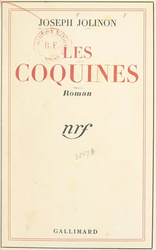 Les coquines - Joseph Jolinon - (Gallimard) réédition numérique FeniXX