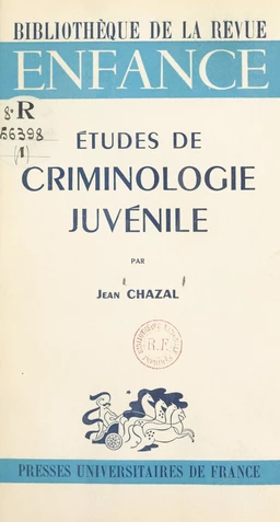 Études de criminologie juvénile