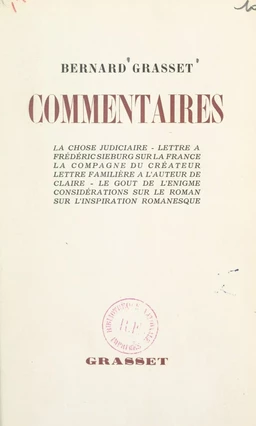 Commentaires