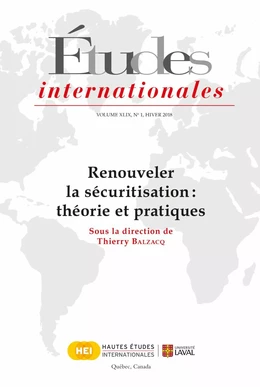 Études internationales. Volume 49 numéro 1, hiver 2018