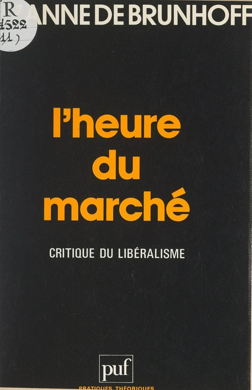 L'heure du marché - Suzanne de Brunhoff - (Presses universitaires de France) réédition numérique FeniXX