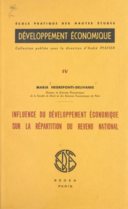 Influence du développement économique sur la répartition du revenu national