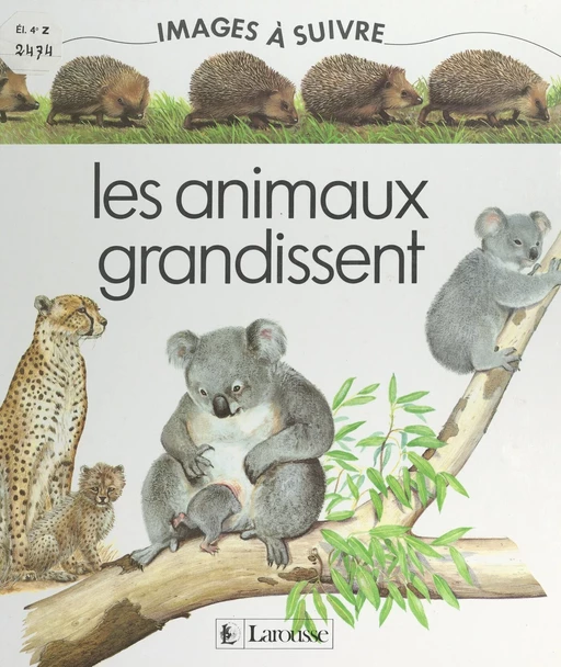 Les animaux grandissent - Catherine Bourges, Christine Coutaller, Odette Dénommée, Véronique Herbold - (Larousse) réédition numérique FeniXX